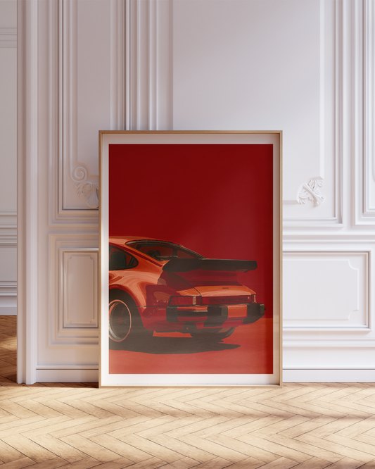 "The Archives – Red Porsche" Poster
