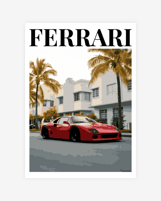 "Heritage – Ferrari /2" Poster