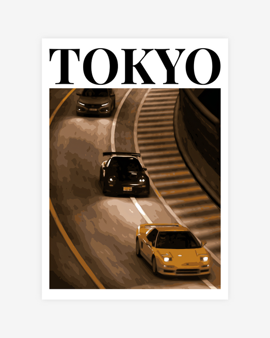 "Speed Archive – Tokyo Race" Poster